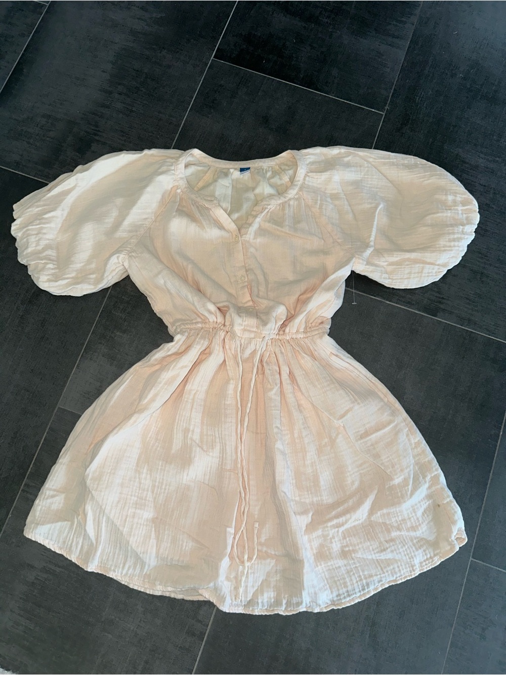 Old Navy Cream Puff-Sleeve Mini Dress - Picture 3 of 3